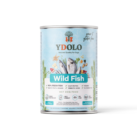 Wild Fish Complete Wet Food for Dogs – Healthy and Pure (6 x 400g)